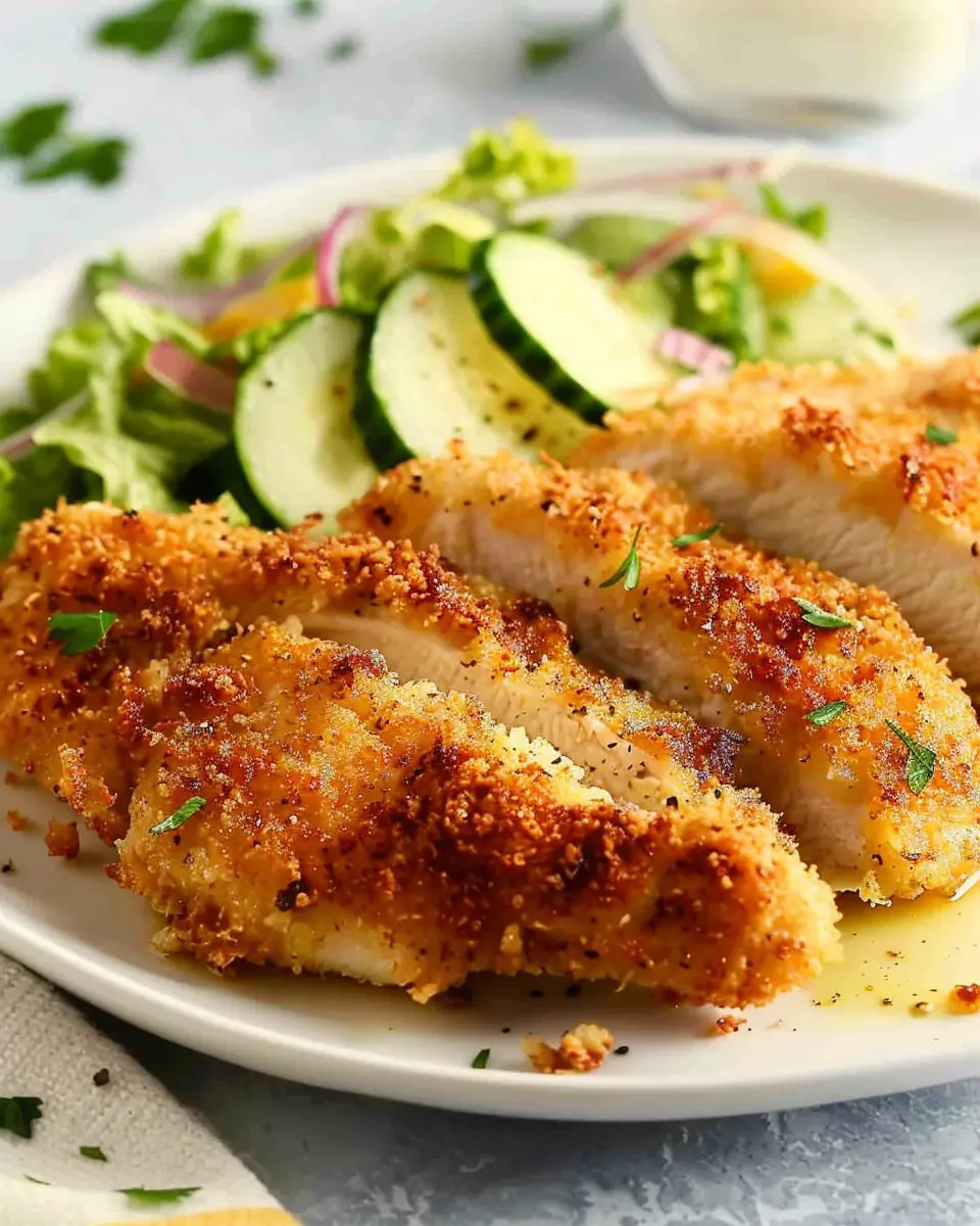 Air Fryer Garlic Panko Chicken Breast: Juicy and Easy Delight