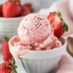Ninja Creami Dairy Free Strawberry Ice Cream