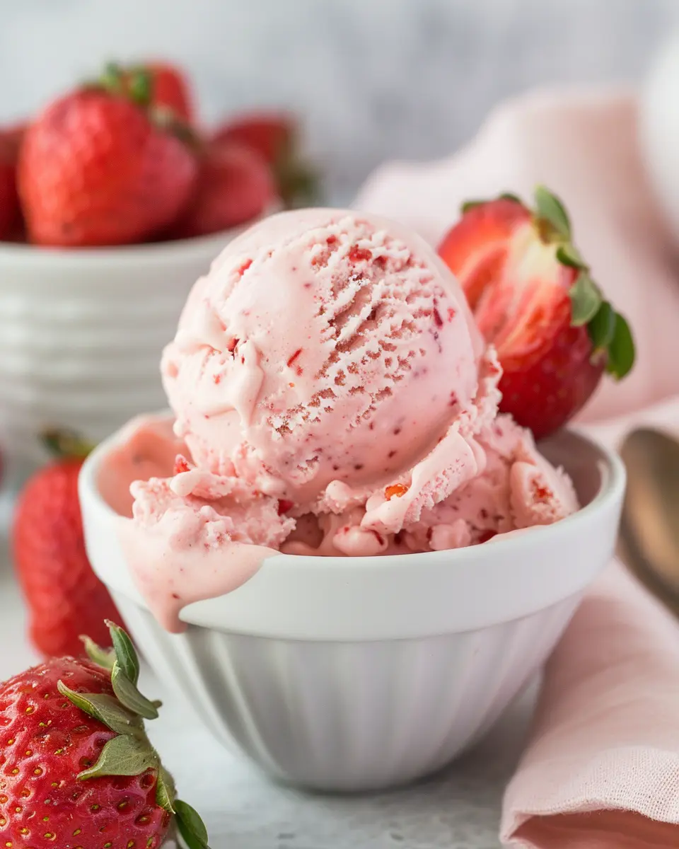 Ninja Creami Dairy Free Strawberry Ice Cream: Easy and Refreshing Treat