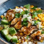 Flavor Packed Street Corn Chicken Rice Bowl
