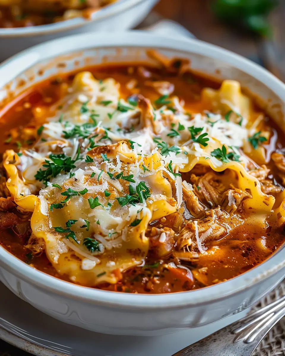 Chicken Lasagna Soup Recipe: Easy Comfort Food for Busy Nights