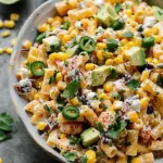 Easy Creamy Mexican Street Corn Pasta Salad Recipe
