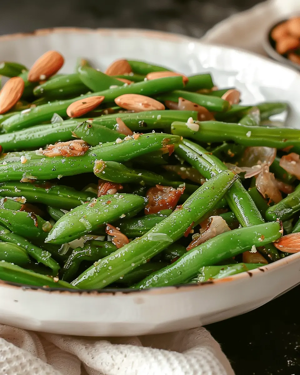 Air Fryer Green Beans Almondine: Easy, Nutritious Delight to Savor