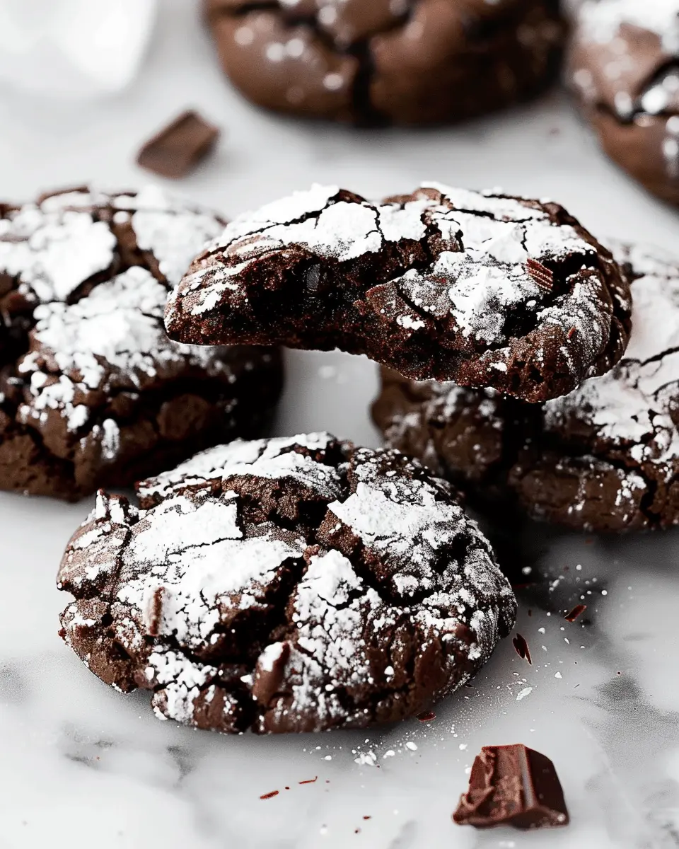 Double Chocolate Crinkle Cookies: The Best Indulgent Treat
