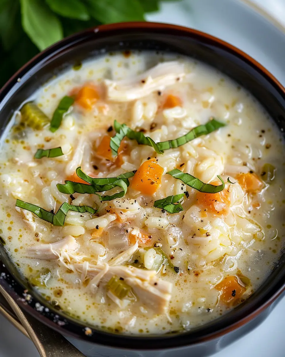 Ninja Foodi Copycat Cheesecake Factory Chicken & Rice Soup