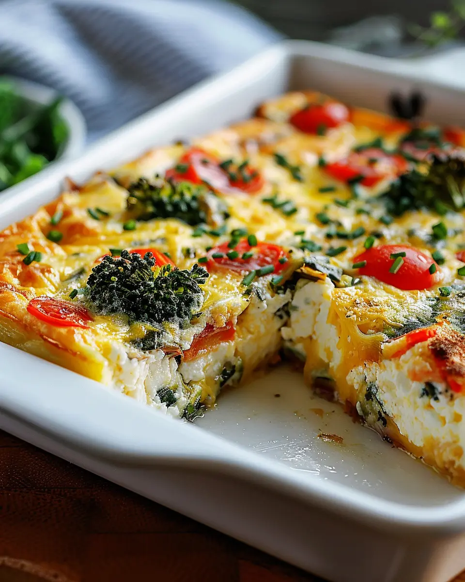 Crustless Cottage Cheese Breakfast Recipe: Easy Turkey Bacon Twist