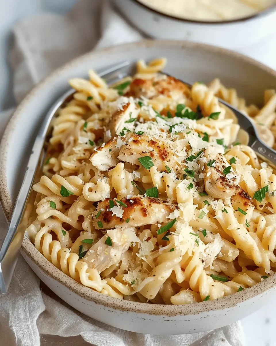 Crockpot Garlic Parmesan Chicken Pasta: Indulgent Dinner Made Easy