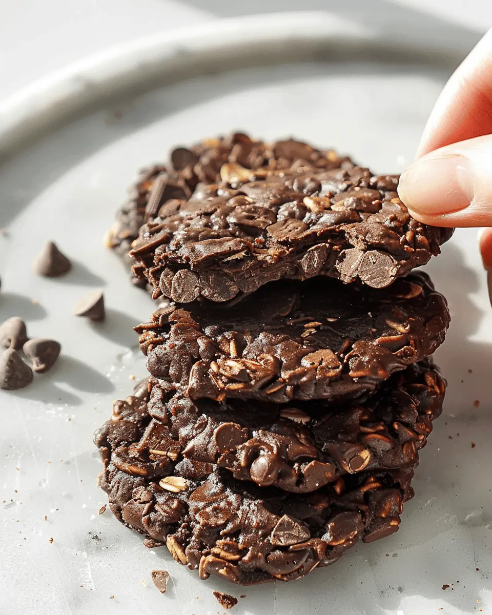 Dark Chocolate and Oat No Bake Cookies: Easy Indulgence You’ll Love
