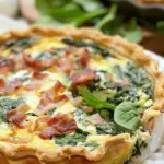 Best Spinach and Bacon Quiche