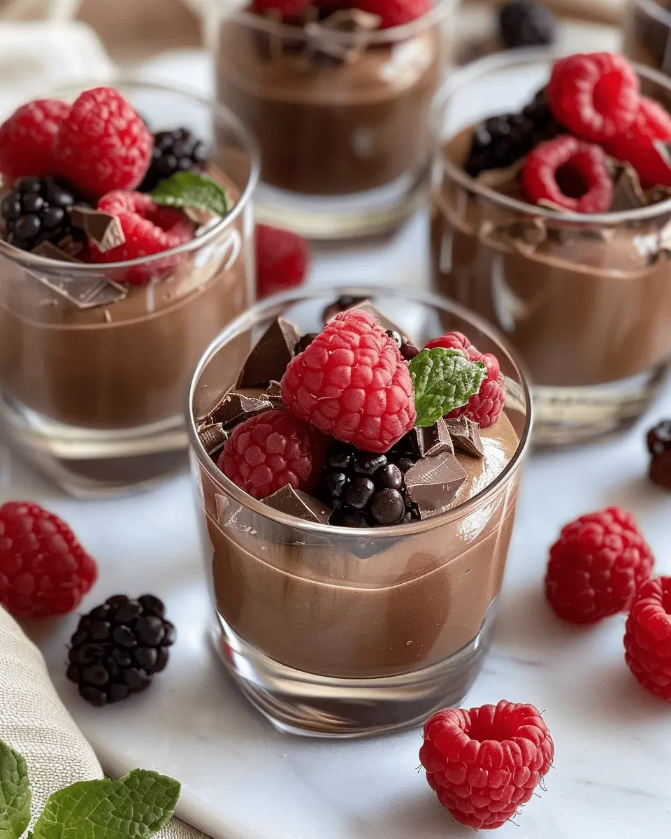 3 Ingredient Easy Chocolate Mousse: Simple Indulgence for All
