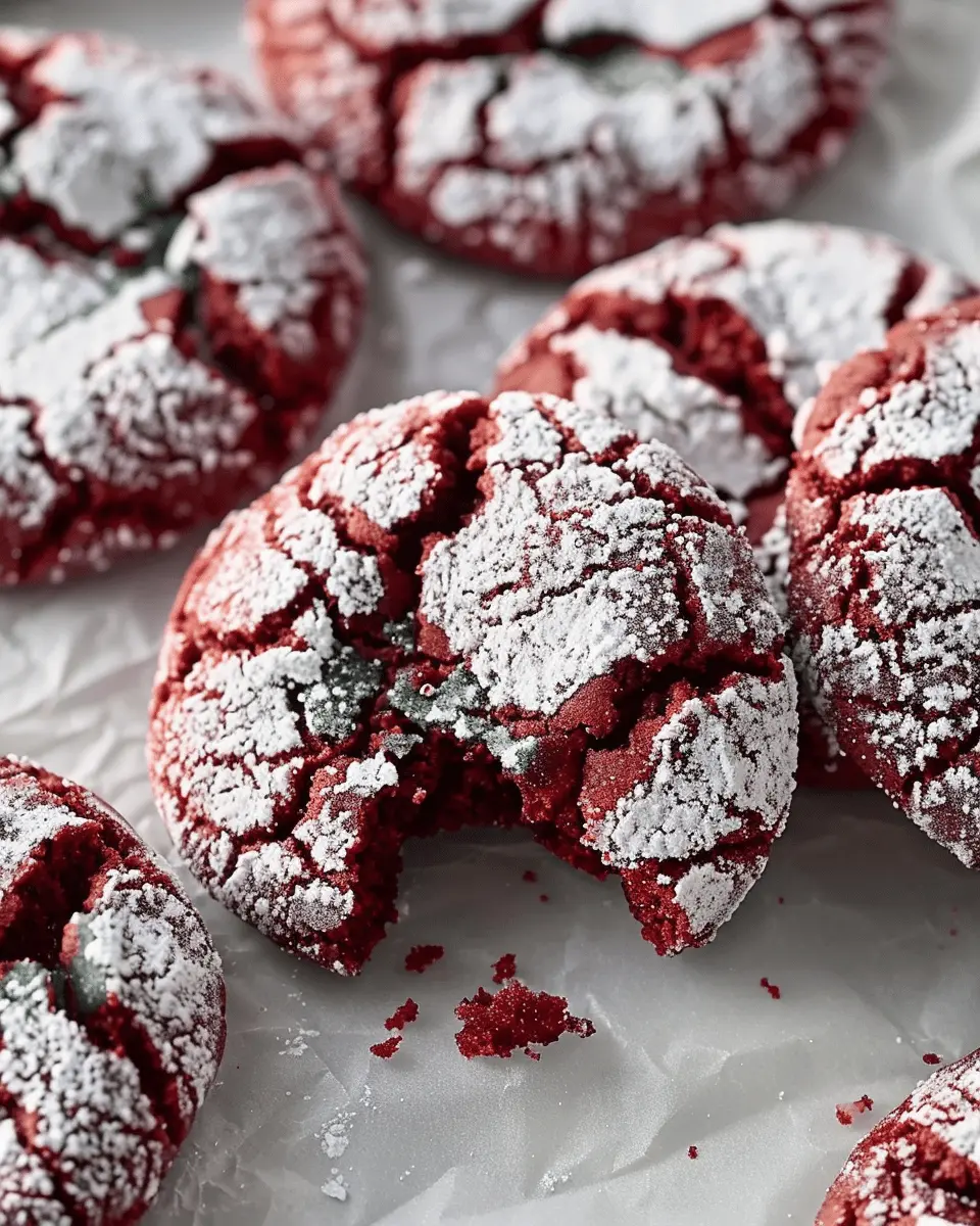 Red Velvet Crinkle Cookies: Easy Indulgence for Any Occasion