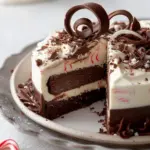Chocolate Peppermint Ice Cream Cake