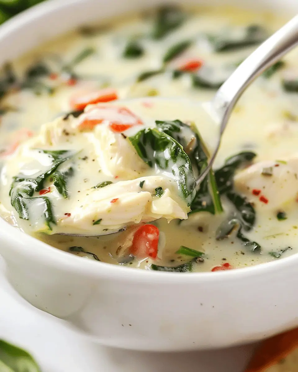 Chicken Florentine Soup: Easy Comfort Food for Cozy Nights