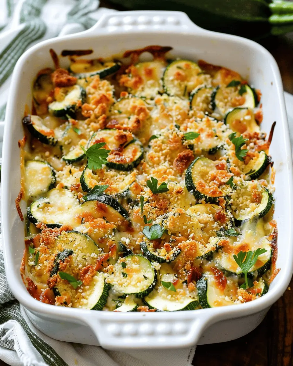 Easy Zucchini Casserole Recipe: Comforting and Healthy Delight