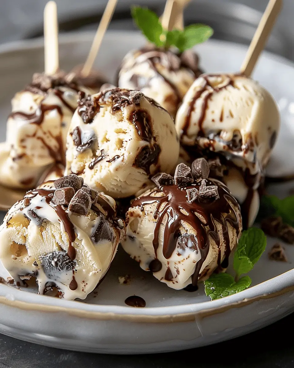 Irresistible Cookie Dough Ice Cream Bites for a Sweet Indulgence