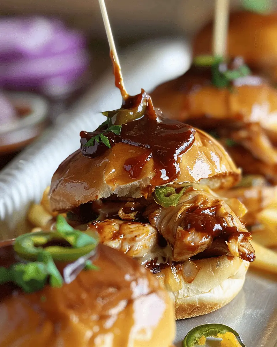 BBQ Chicken Sliders: Easy and Delicious for Your Next Gathering