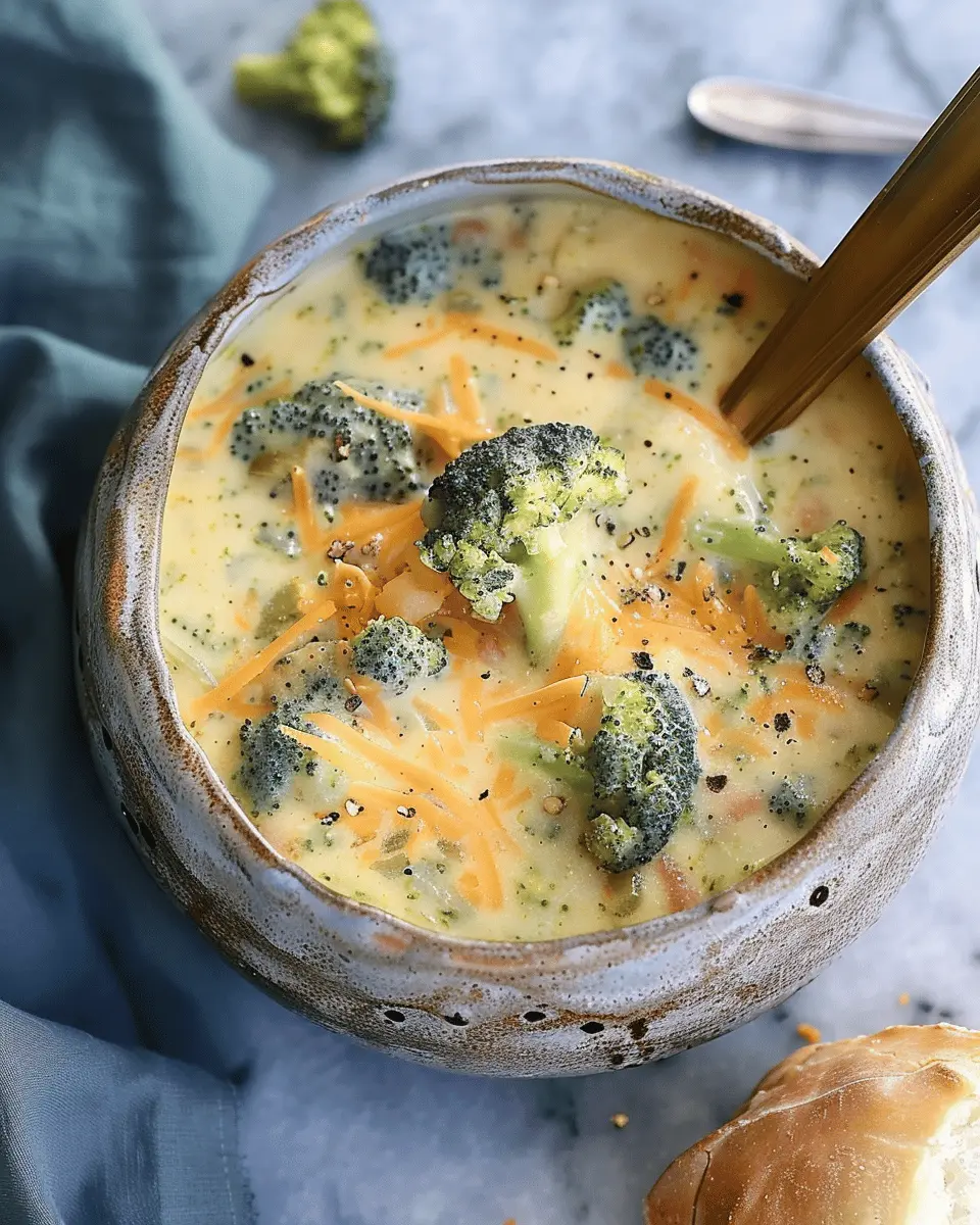 Broccoli Cheddar Soup: Easy Recipe with Turkey Bacon Twist