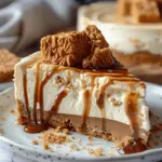 Biscoff cookie crust cheesecake