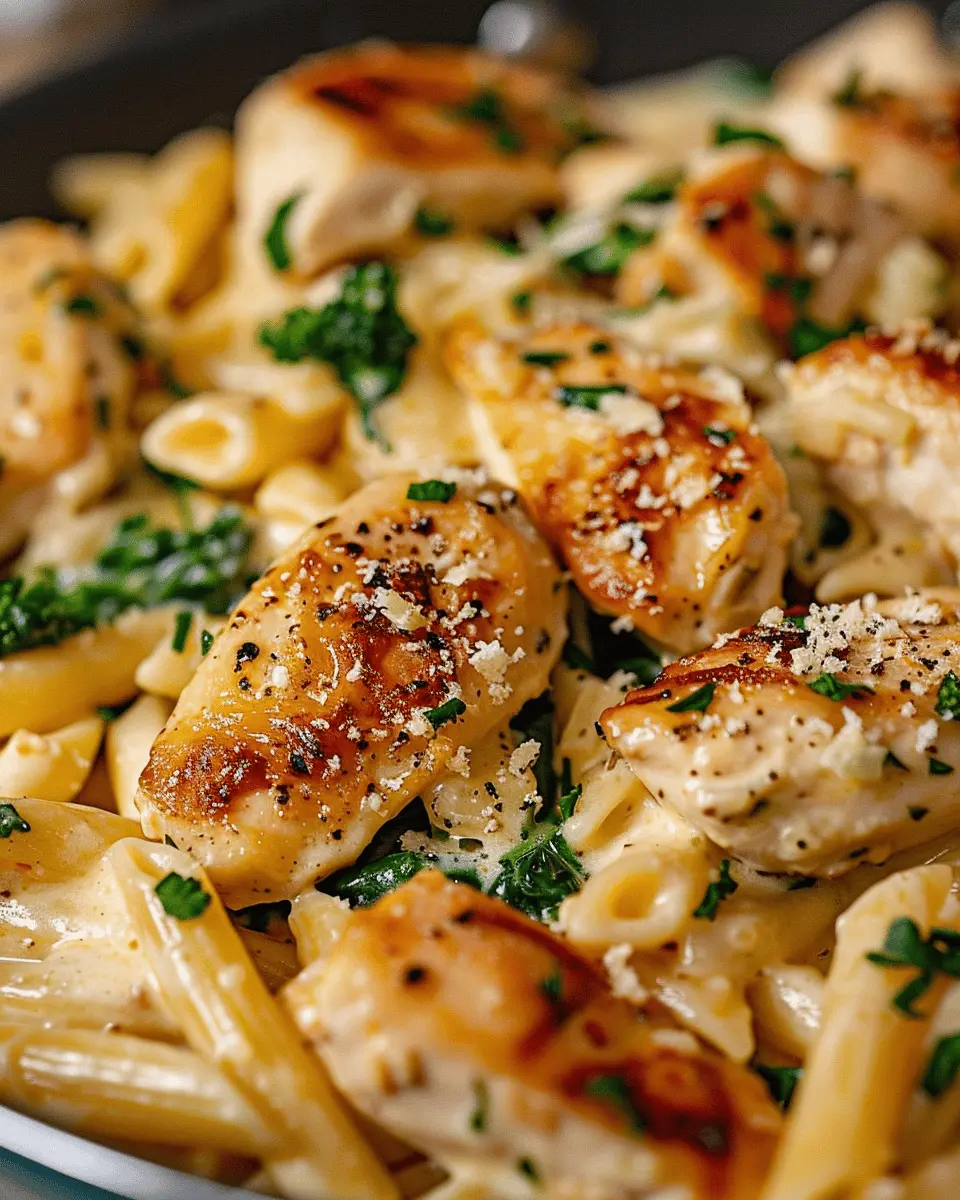 Healthy Garlic Parmesan Chicken Pasta: Easy and Delicious Recipe