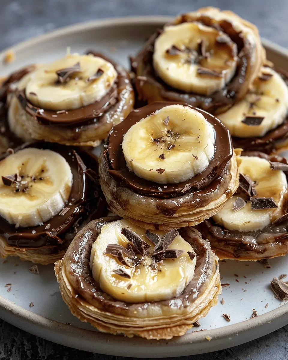 Chocolate Banana Pastry Coins: Easy Indulgence for Everyone