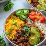 Ground Beef Burrito Bowls