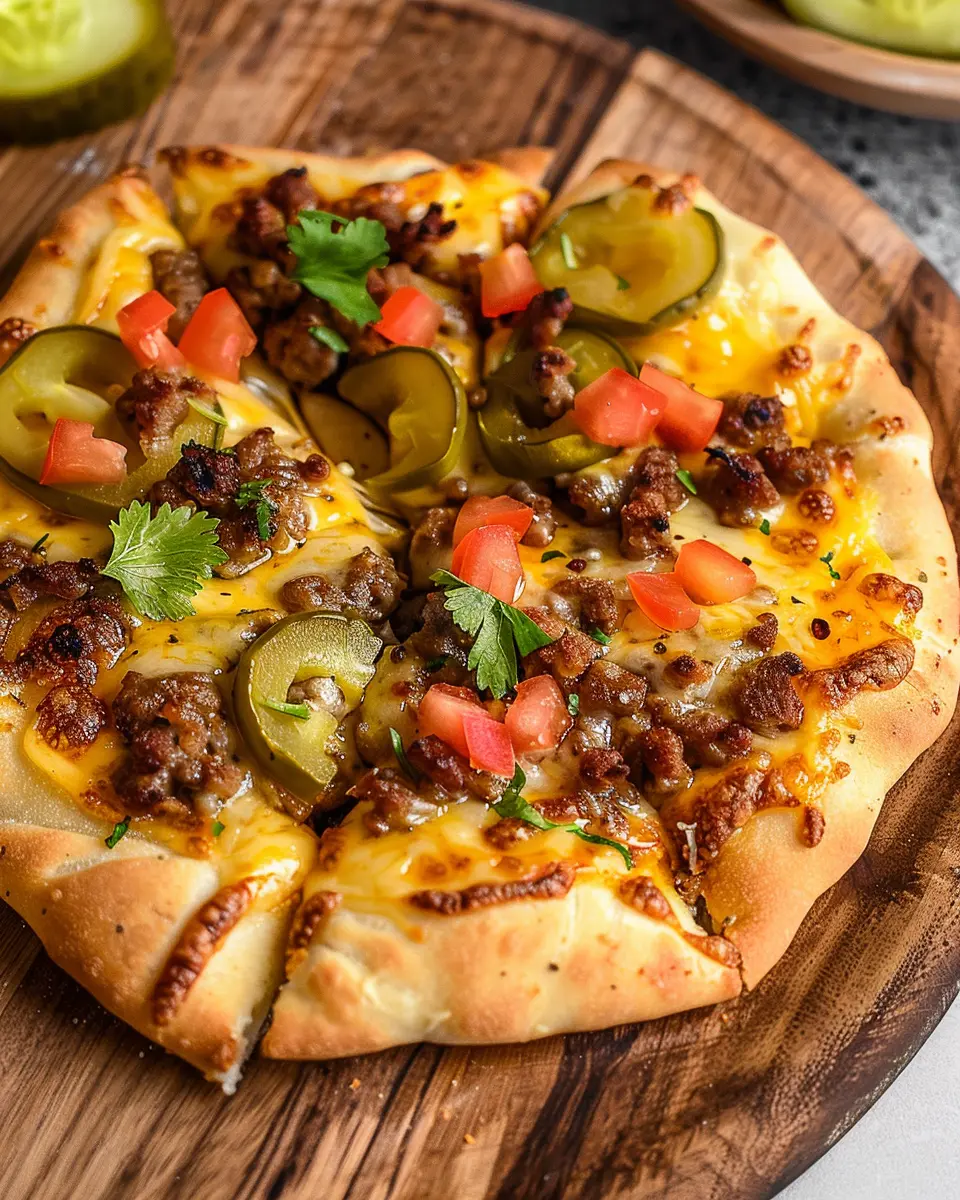 Air Fryer Cheeseburger Pizza: Easy Indulgence Your Family Will Love