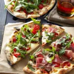 Pizza with Arugula and Prosciutto
