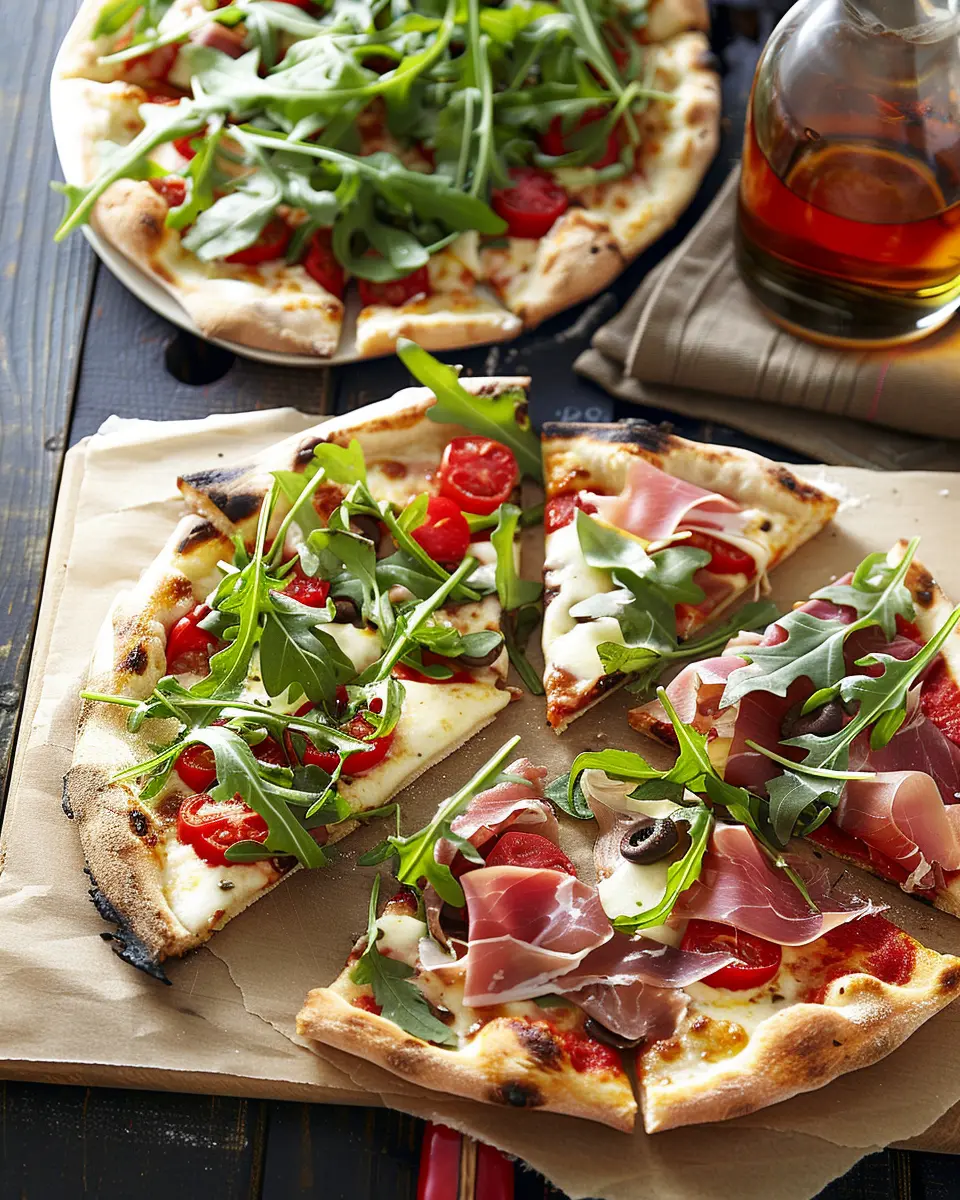 Pizza with Arugula and Prosciutto: The Best Fresh Twist at Home