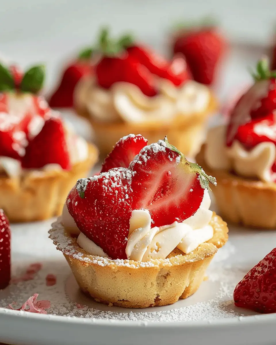 Strawberry Shortcake Cookie Cups Made Easy for Irresistible Indulgence