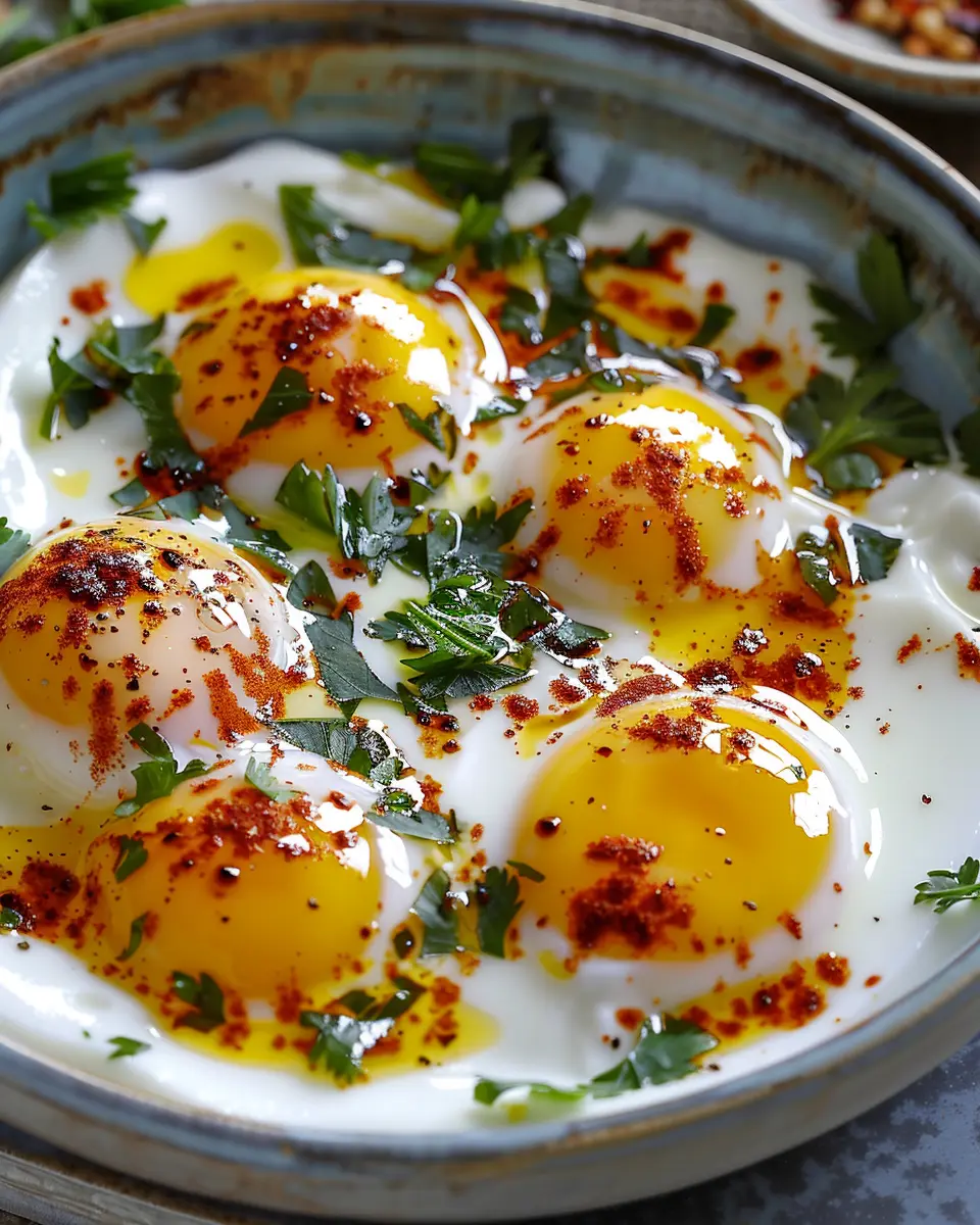 Turkish Eggs: Indulgent Recipe with Creamy Yogurt &amp; Butter Sauce