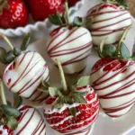 White Chocolate Covered Strawberries