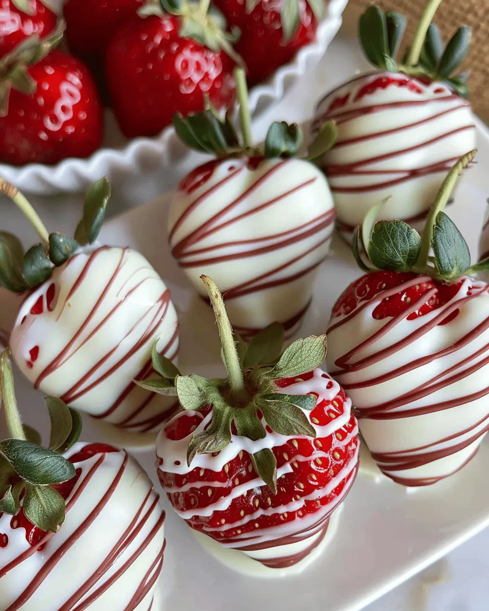 White Chocolate Covered Strawberries: Easy Indulgence for Everyone