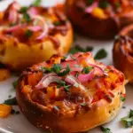 Air Fryer Hawaiian Pizza Bagel Bites