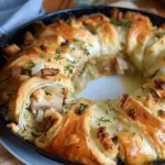 Cheesy Stuffing and Chicken Crescent Ring
