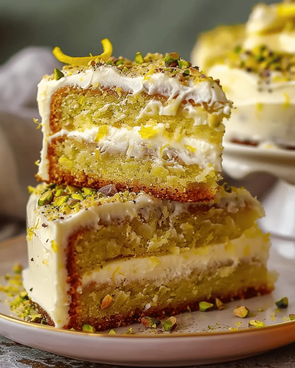Lemon Pistachio Milk Cake: The Best Indulgent Treat at Home