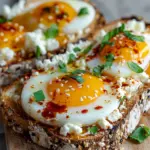 Cottage Cheese Egg & Sriracha Protein Toast Recipe