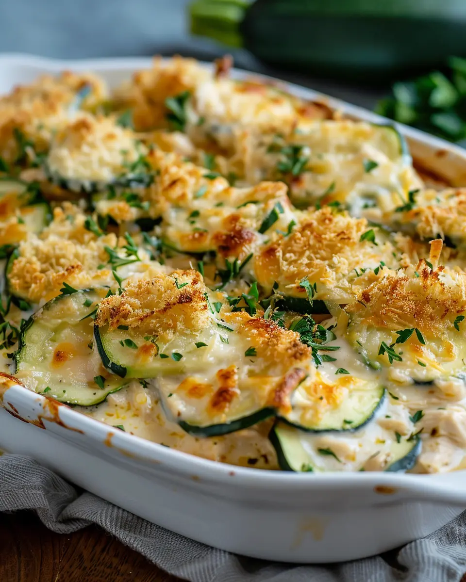 Chicken Zucchini Casserole Recipe: Easy and Comforting Delight