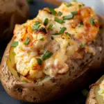 Air Fryer Seafood Baked Potato