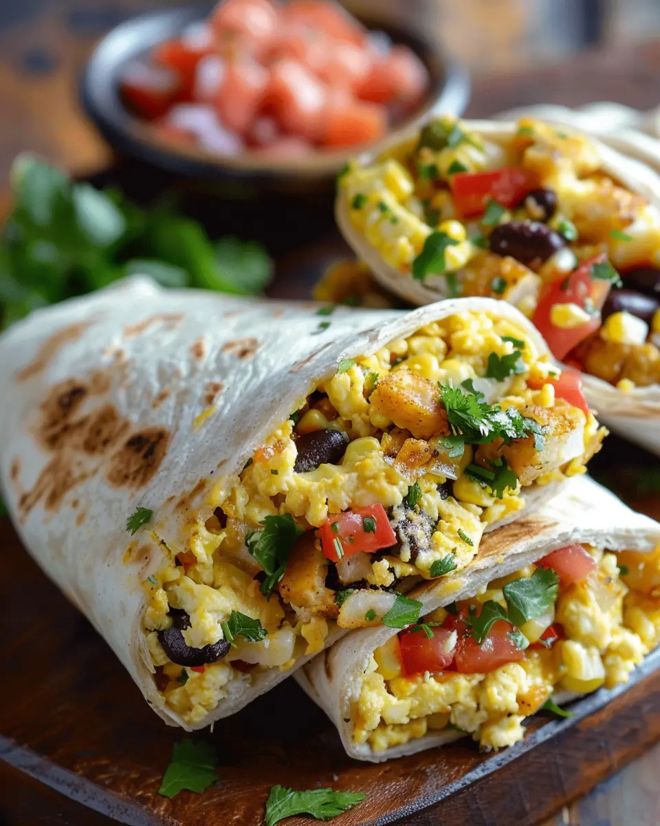 High Protein Breakfast Burritos: Easy Turkey Bacon & Chicken Ham Twist