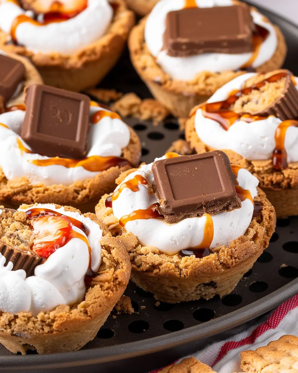 Air Fryer S’mores Cookie Cups: Easy Indulgence for All Ages