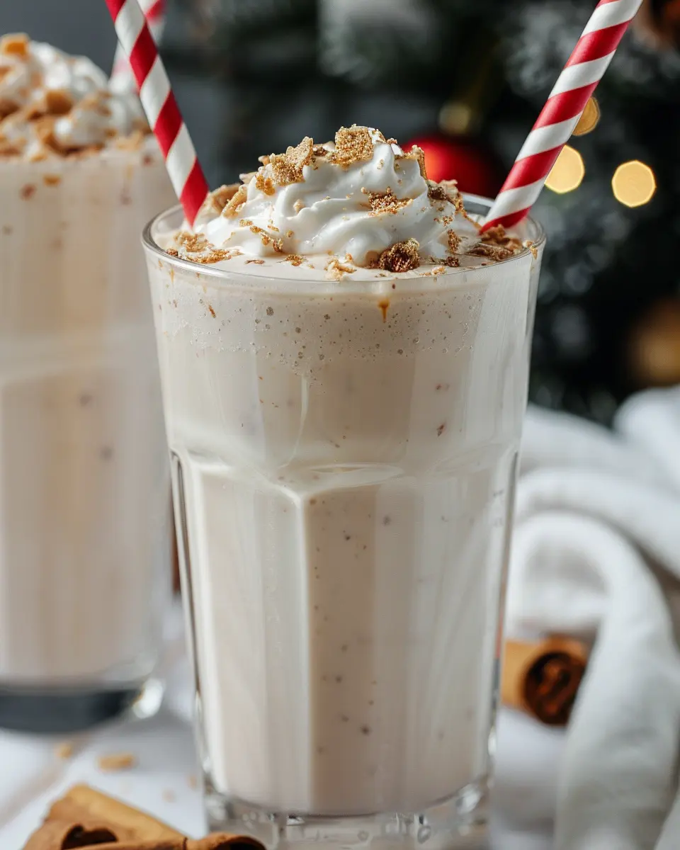 Easy Ninja Slushi Eggnog Milkshake: A Festive Treat for Everyone