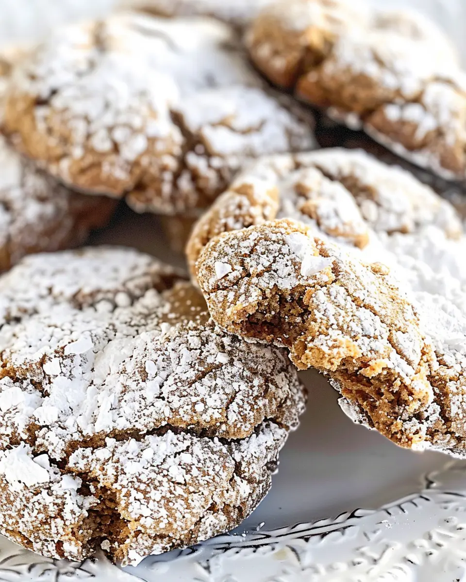Air Fryer Gingerbread Crinkle Cookies: Easy, Chewy Holiday Treats