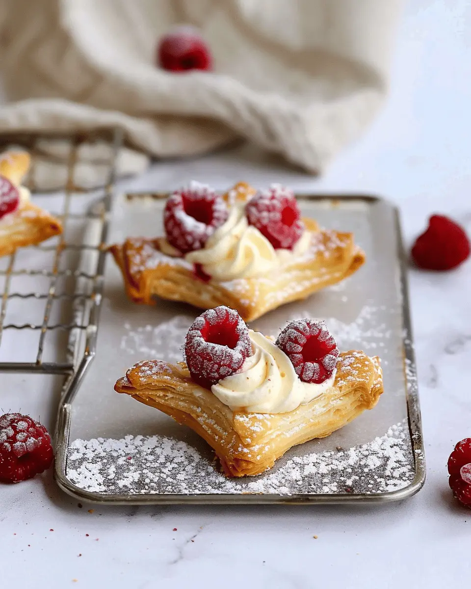 Raspberry and Mascarpone Pastries: Easy Indulgence at Home