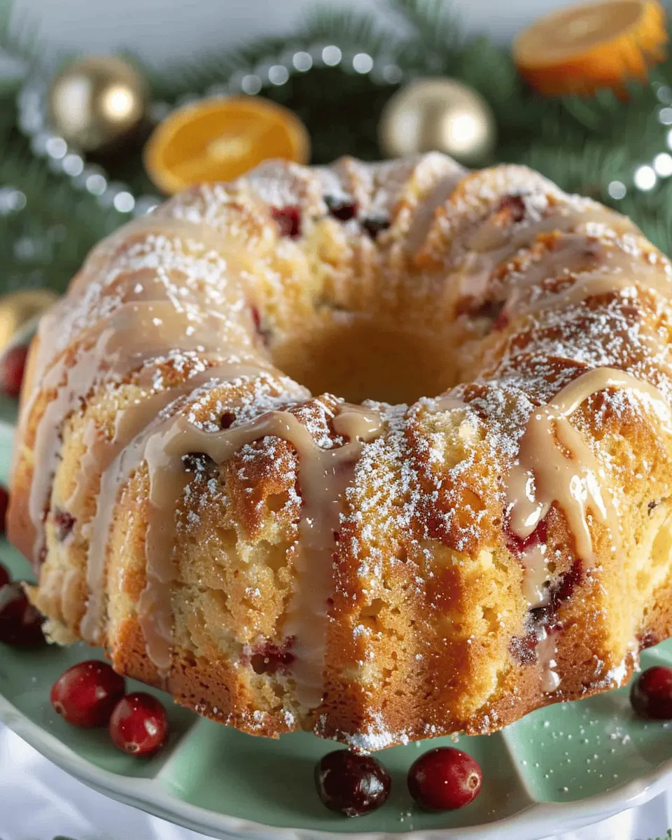 Cranberry Orange Pound Cake: The Best Homemade Delight