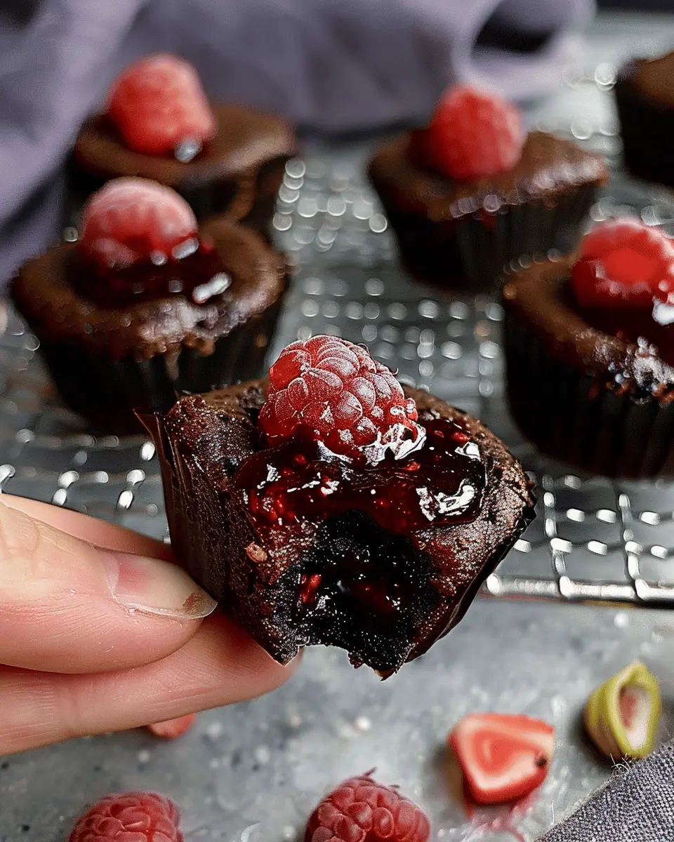 Raw Date Brownie Cups with Berry Jam: Easy, Guilt-Free Treats
