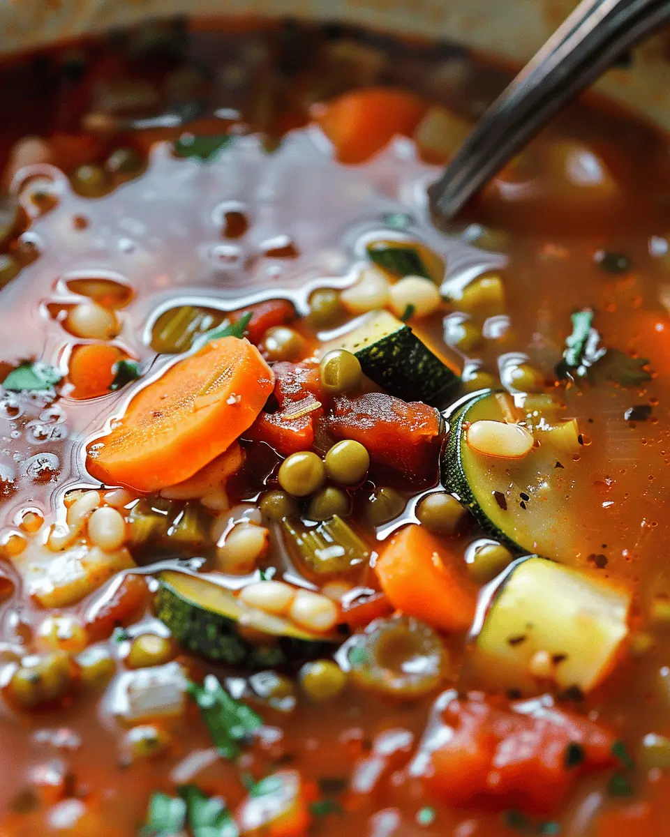 Homemade Alphabet Vegetable Soup: Easy Comfort for All Ages