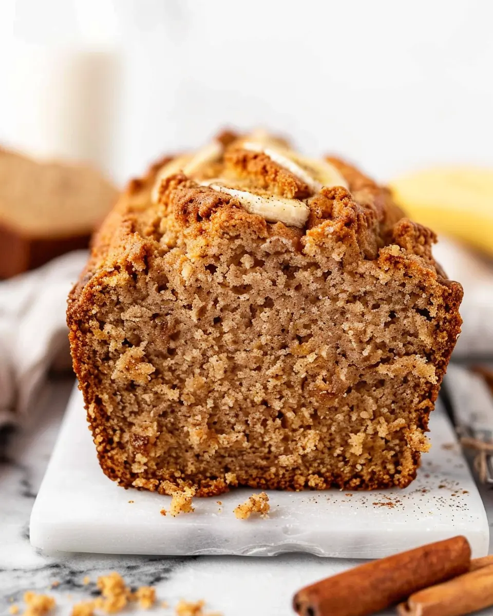 Whole Wheat Cinnamon Crunch Banana Bread Recipe: The Best Comfort Baking
