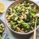 Lemony White Bean Salad with Broccoli