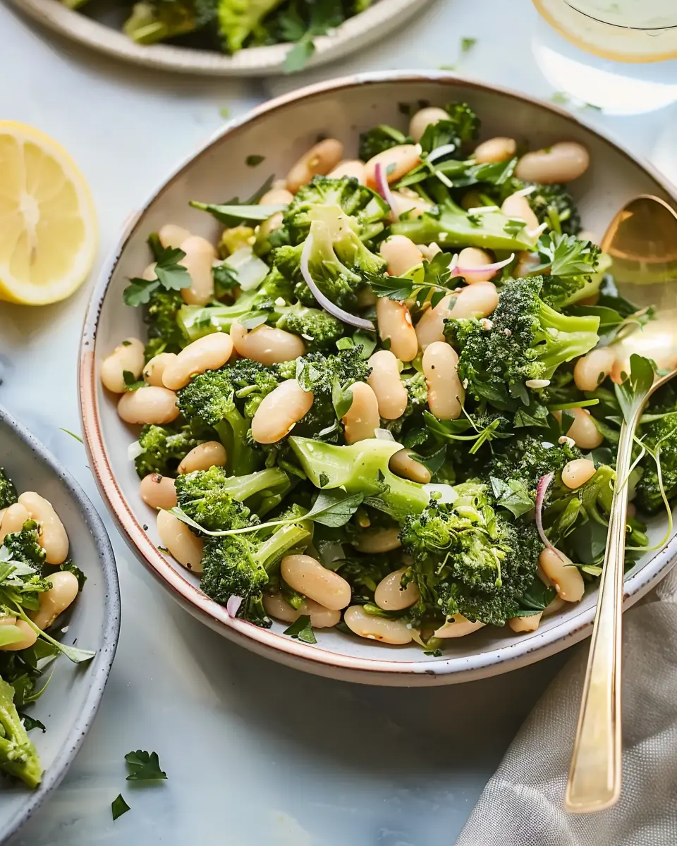 Lemony White Bean Salad with Broccoli: A Fresh, Easy Delight