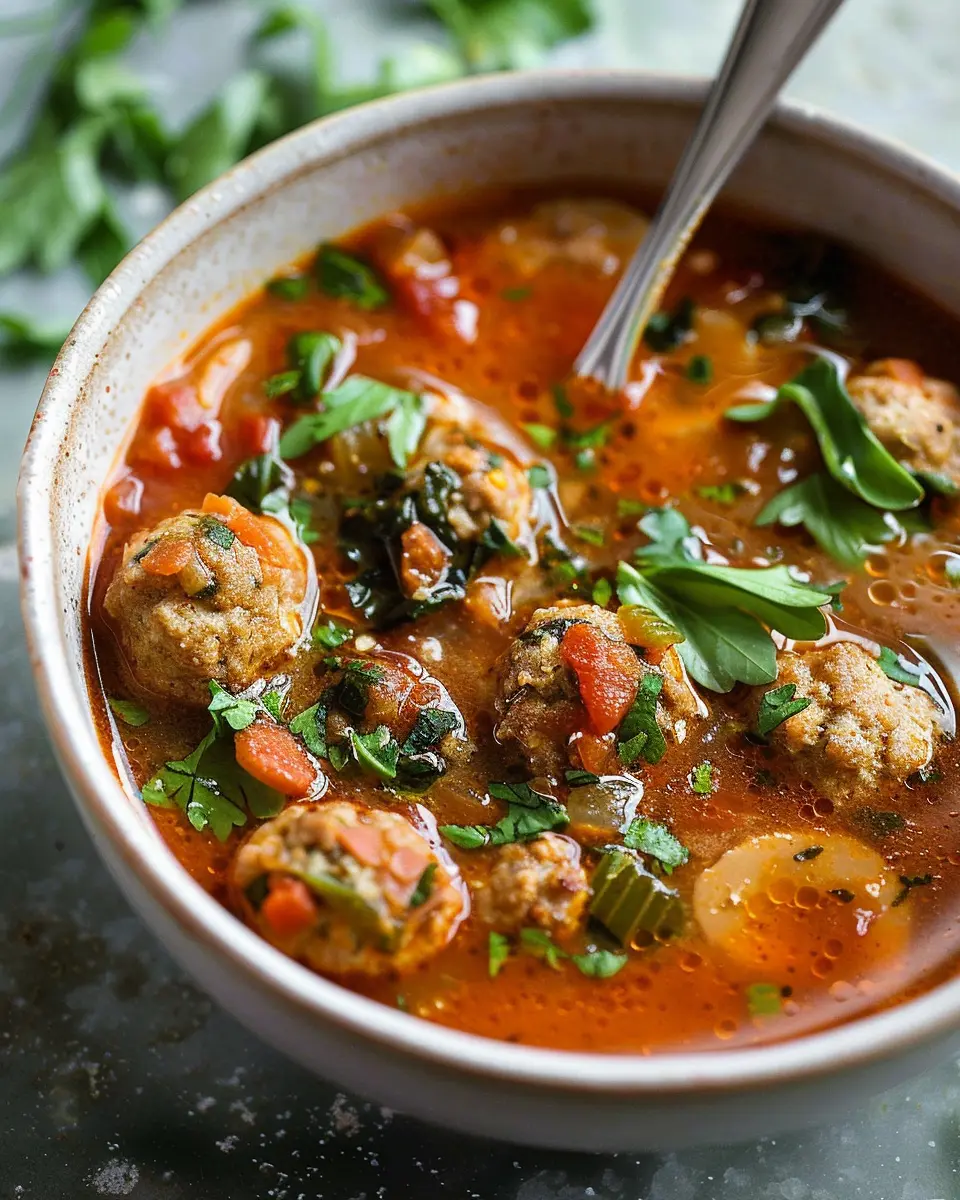 Turkey Meatball Soup: A Hearty and Easy Comfort Food Delight